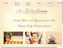 Tablet Screenshot of bellasienna.com
